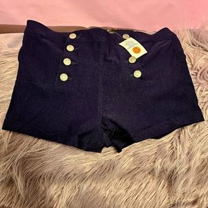 Almost Famous Navy Blue Shorts NWT SIZE 9
